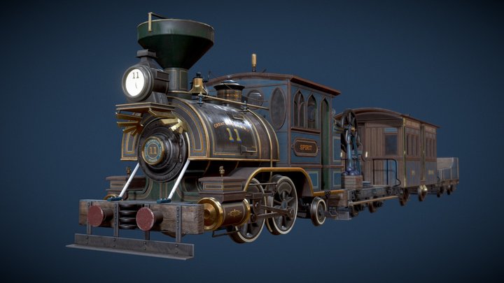 Spirit Train 3D Model