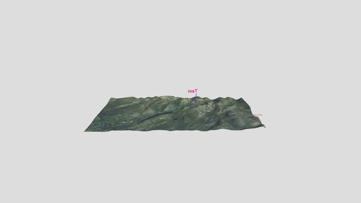 Scafell Pike 3D Model
