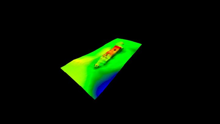 SS British Viscount [+1918] Shipwreck 3D Model