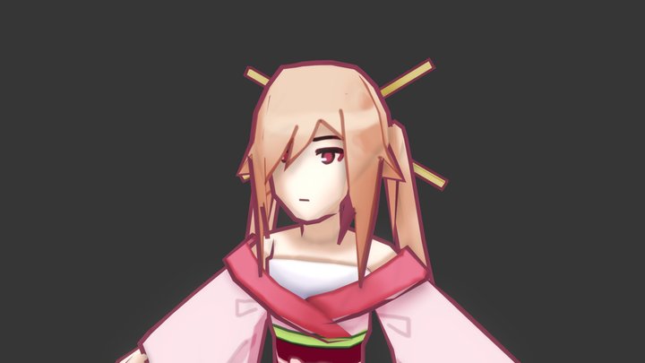 Nanako old Model 3D Model
