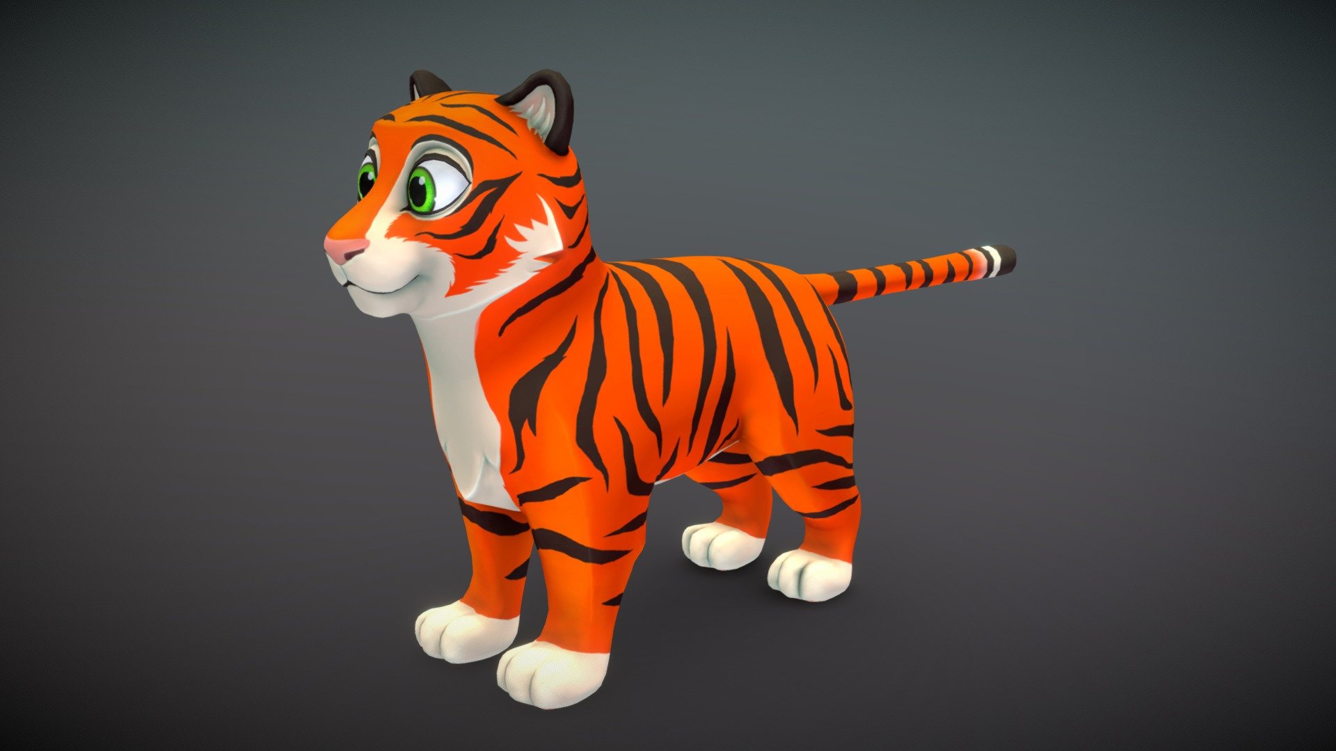 Tiger - 3D model by Ramzein [6f5e369] - Sketchfab