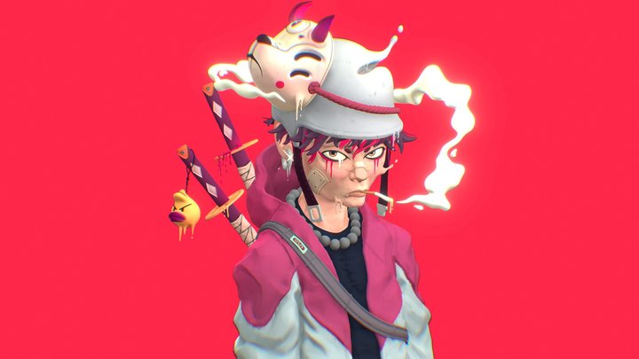 Katana Boy (Buzsheep) 3D Model