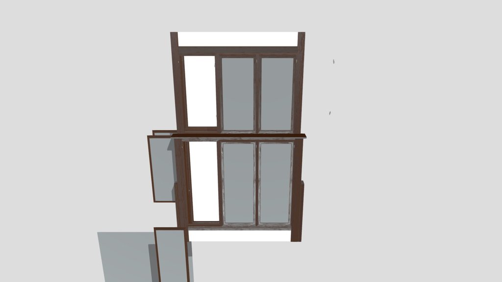 Historical Window With Display Space