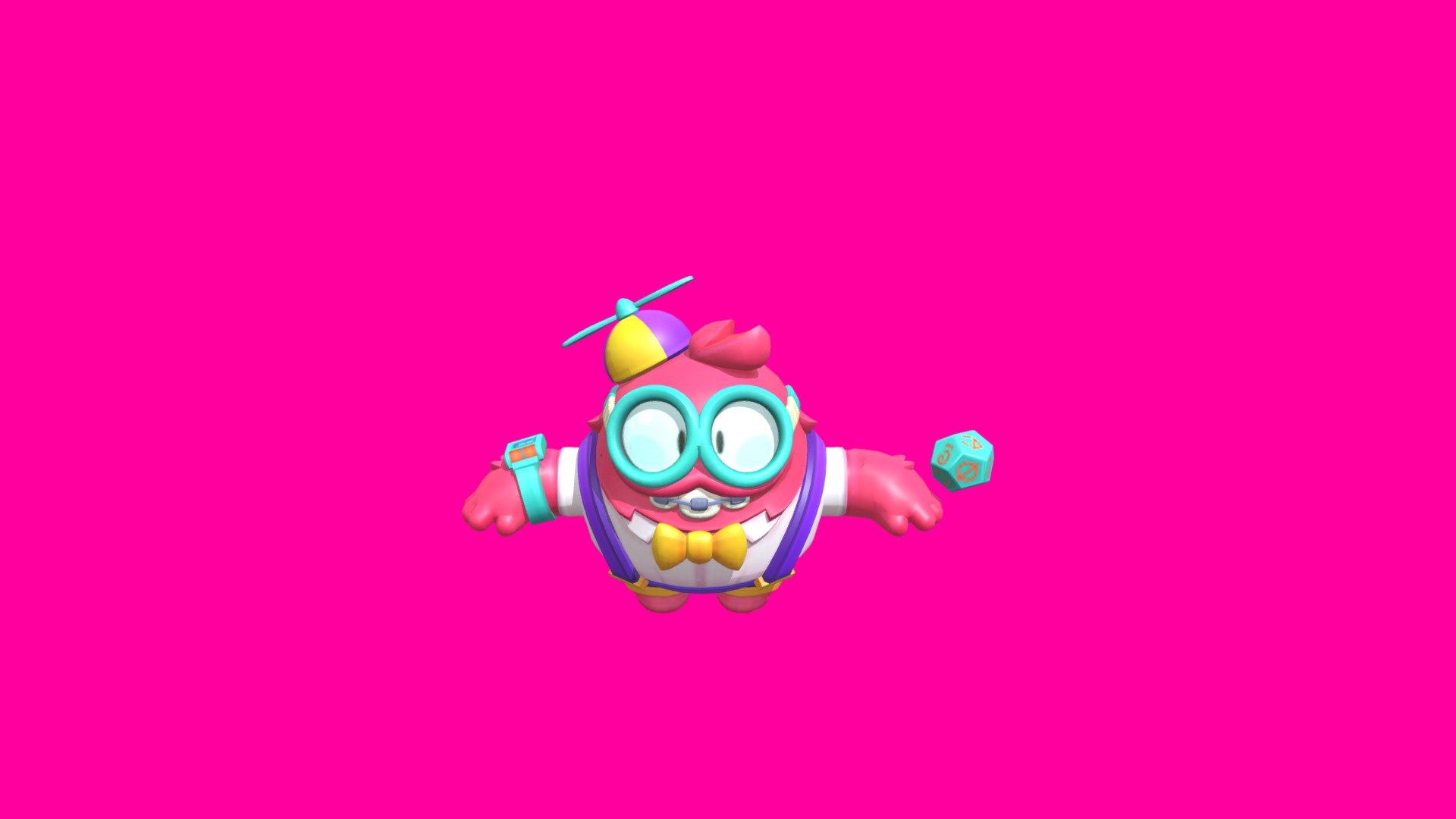 Nerd Squeak - Download Free 3D model by justlmss (@NOTEXISTACCOUNT)  [6f5f86f]