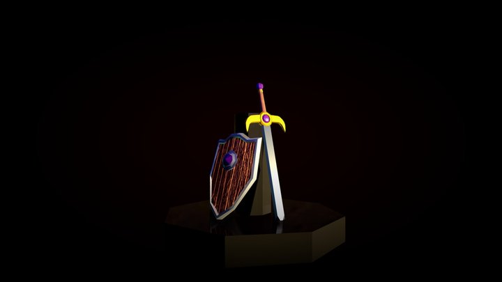 SwordAndShield 3D Model