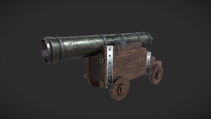 Cannon 3D Model