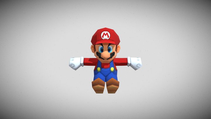 3DS - Mario Kart 7 - Mario 3D Model