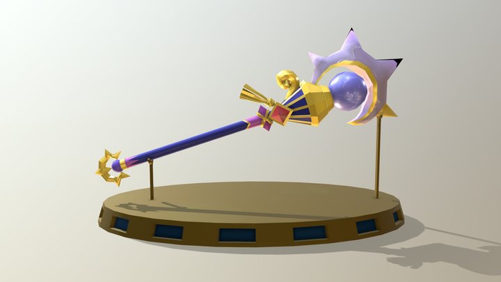 星詠み台座付き 3D Model