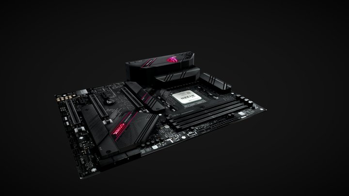 Motherboard 3D Model