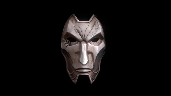 Jhin Mask | Realistic - League of Legends 3D Model