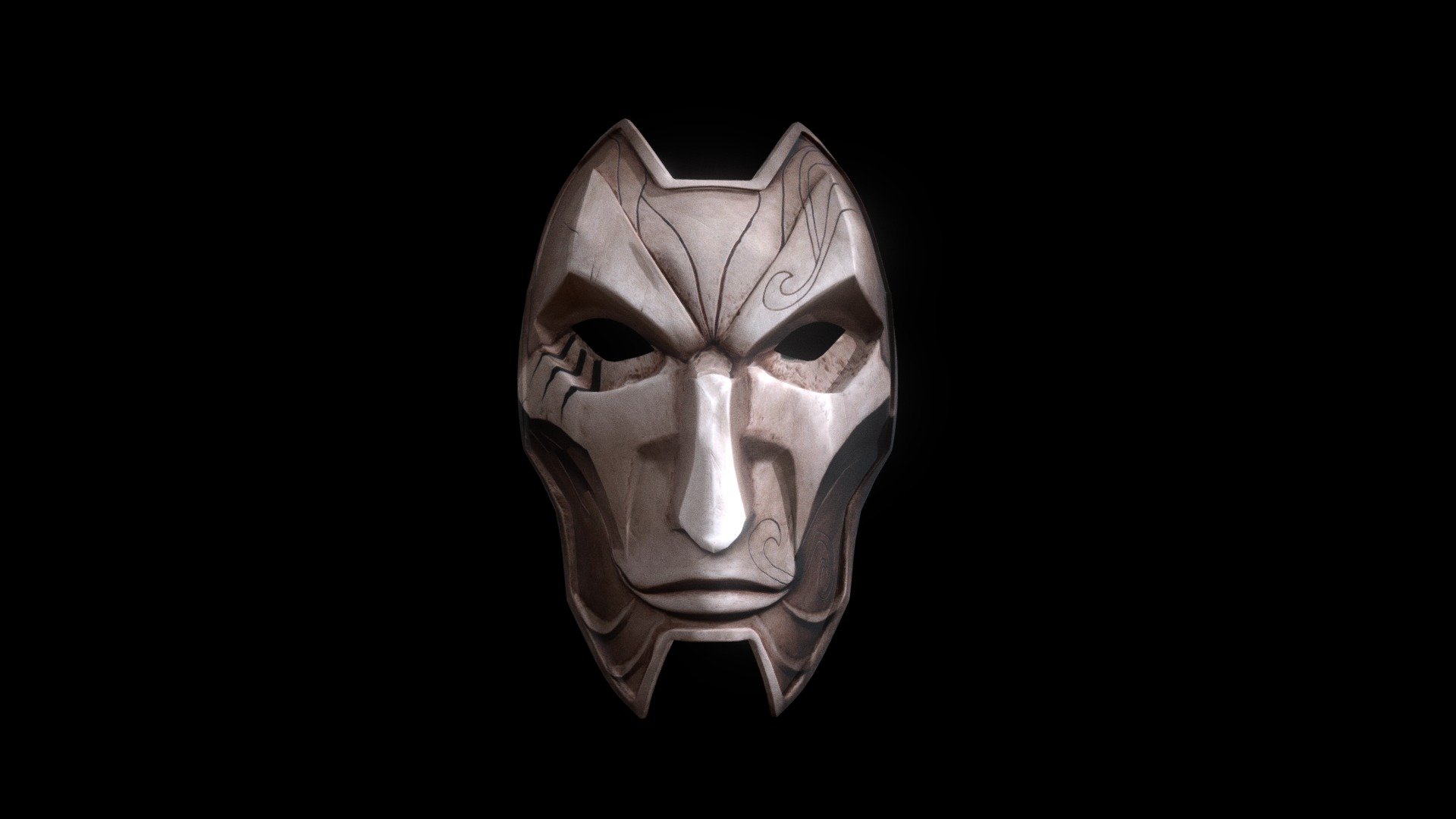 radiator maler Markeret Jhin Mask | Realistic - League of Legends - 3D model by Thraze (@Thrazex)  [6f6266c]