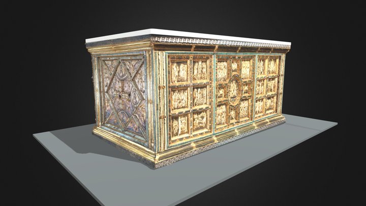 Altare d'oro di Sant'Ambrogio 3D Model