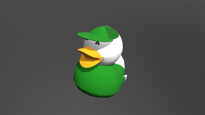 Rubber Duck - Louie 3D Model