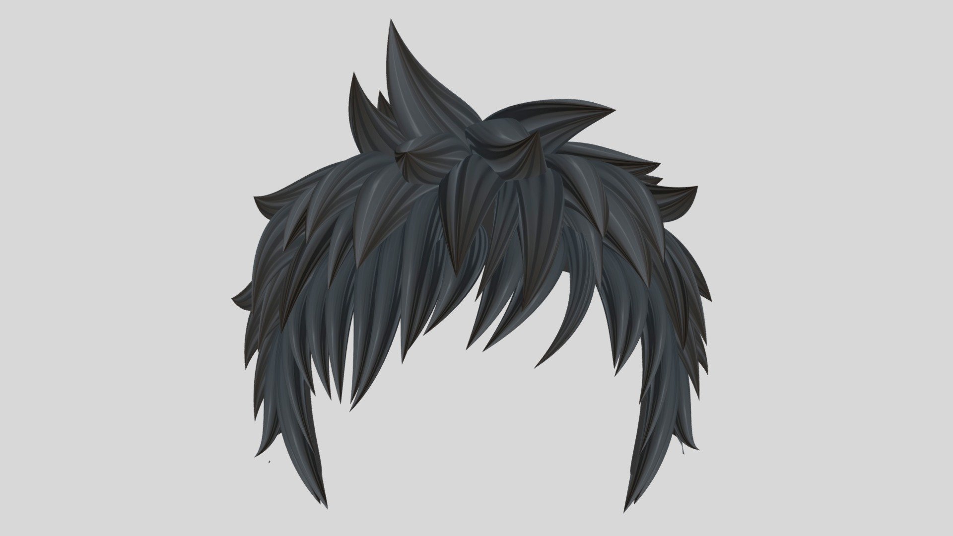 male anime hair easy  Clip Art Library