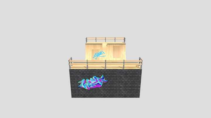 Assignment 5 Half Pipe Textured 3D Model