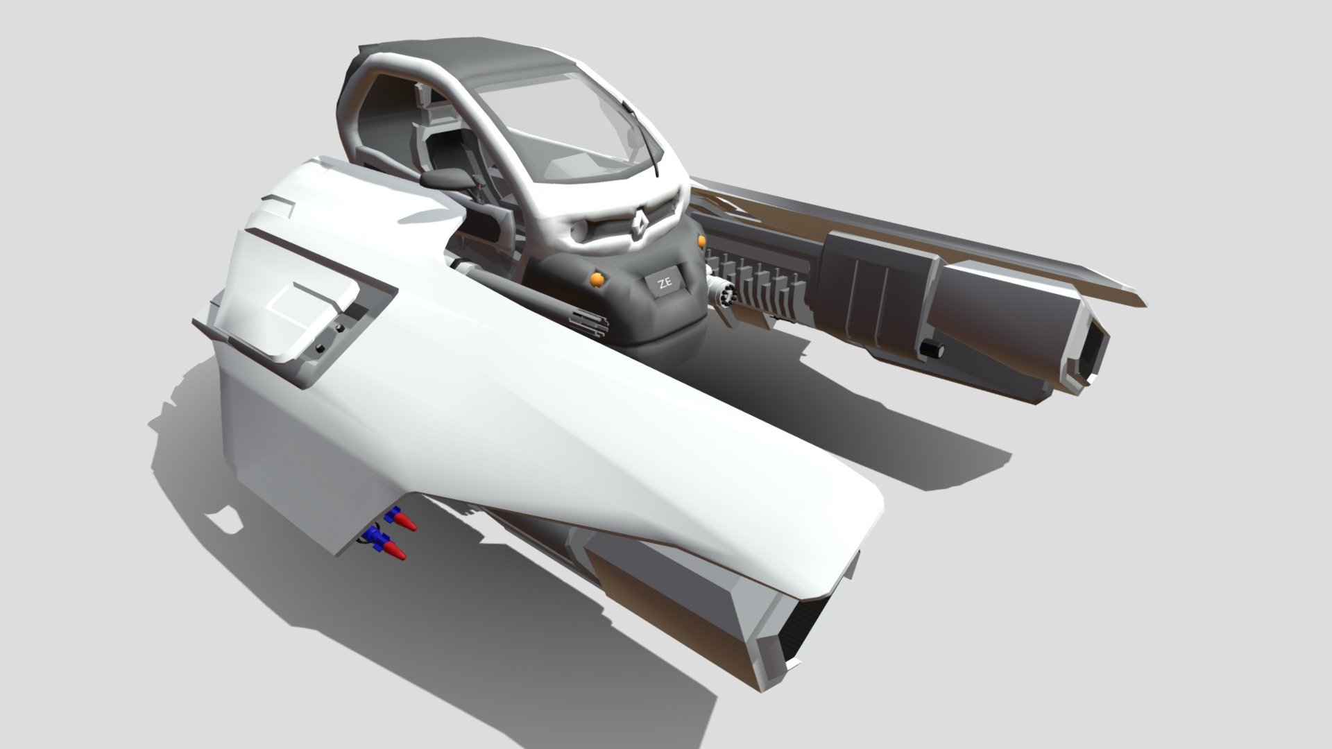 Wipeout Twizy — Sketchfab embed 3D viewer