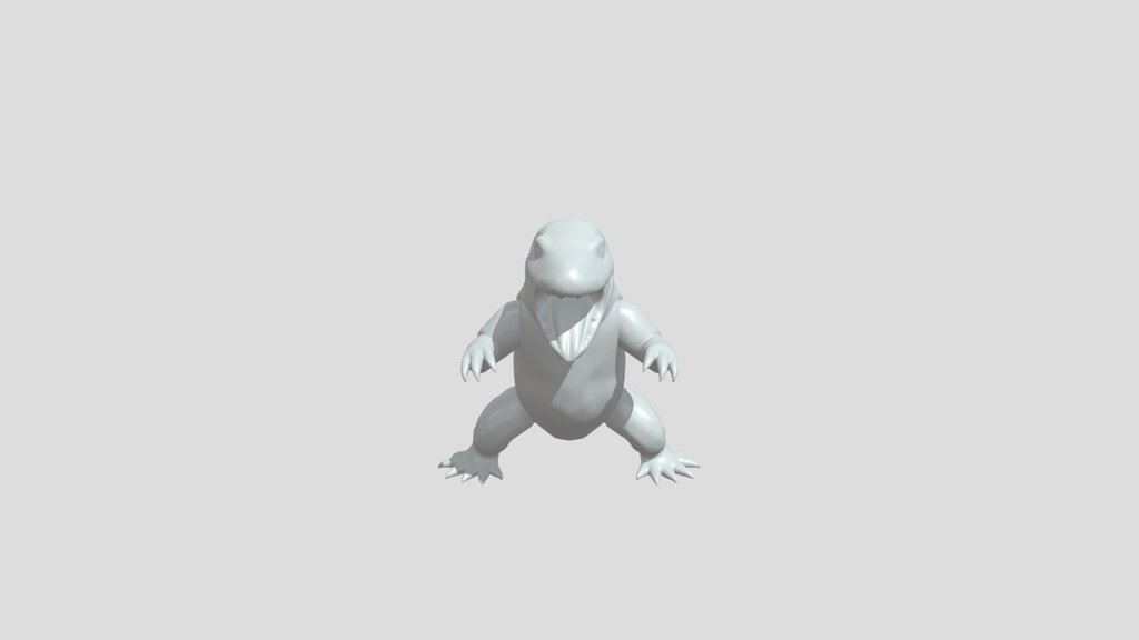 Purple lizard-like creature