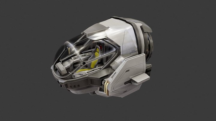 spaceship 3D Model