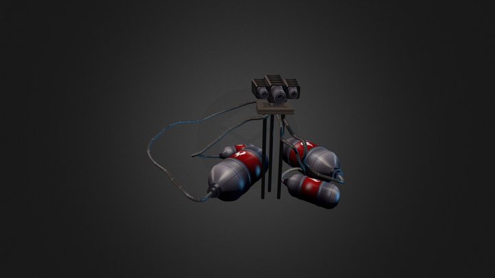 Flame Slinger 3D Model