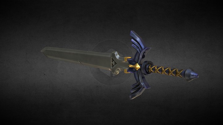 Master Sword (Fan Art) (WIP) 3D Model