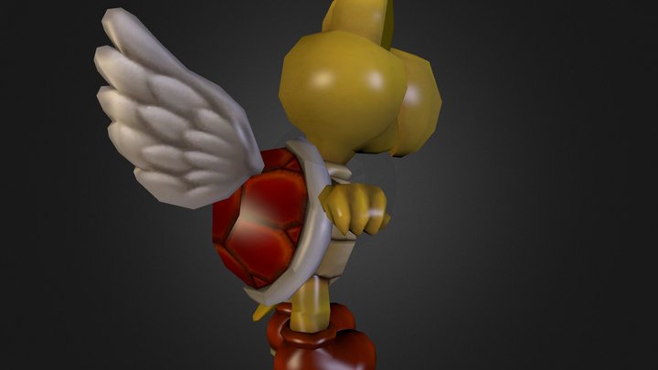 Wii - Super Smash Bros Brawl - Koopa Troopa 3D Model