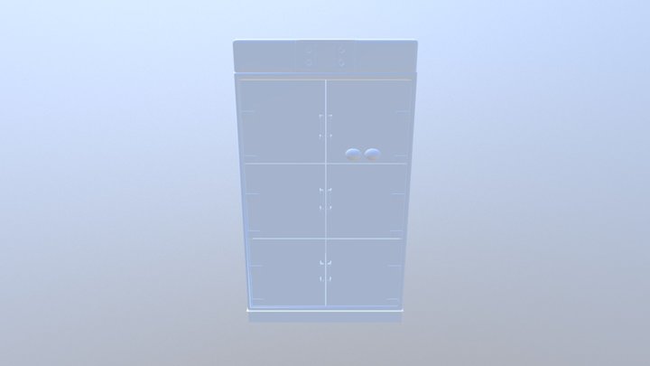 Refrigerator North 3D Model