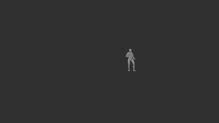Checks_the_room_with_a_rifle 3D Model