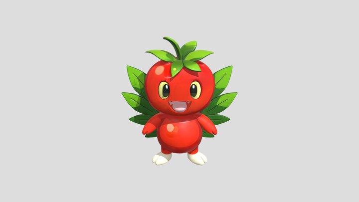 Animated tomato 3D Model