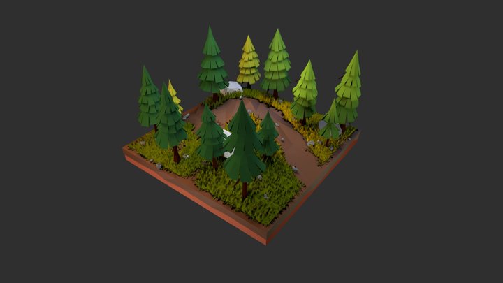 64 Levada Dos Cedros BAKED V01 3D Model