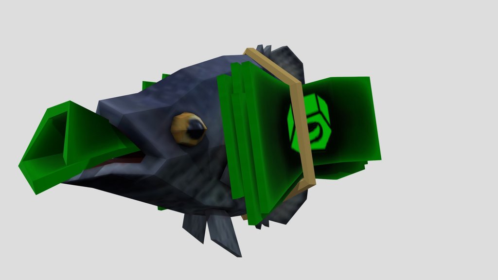animal company - fish dollar bill