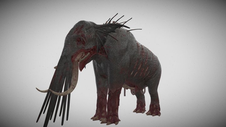 zoochosis_-_infected_elephant 3D Model