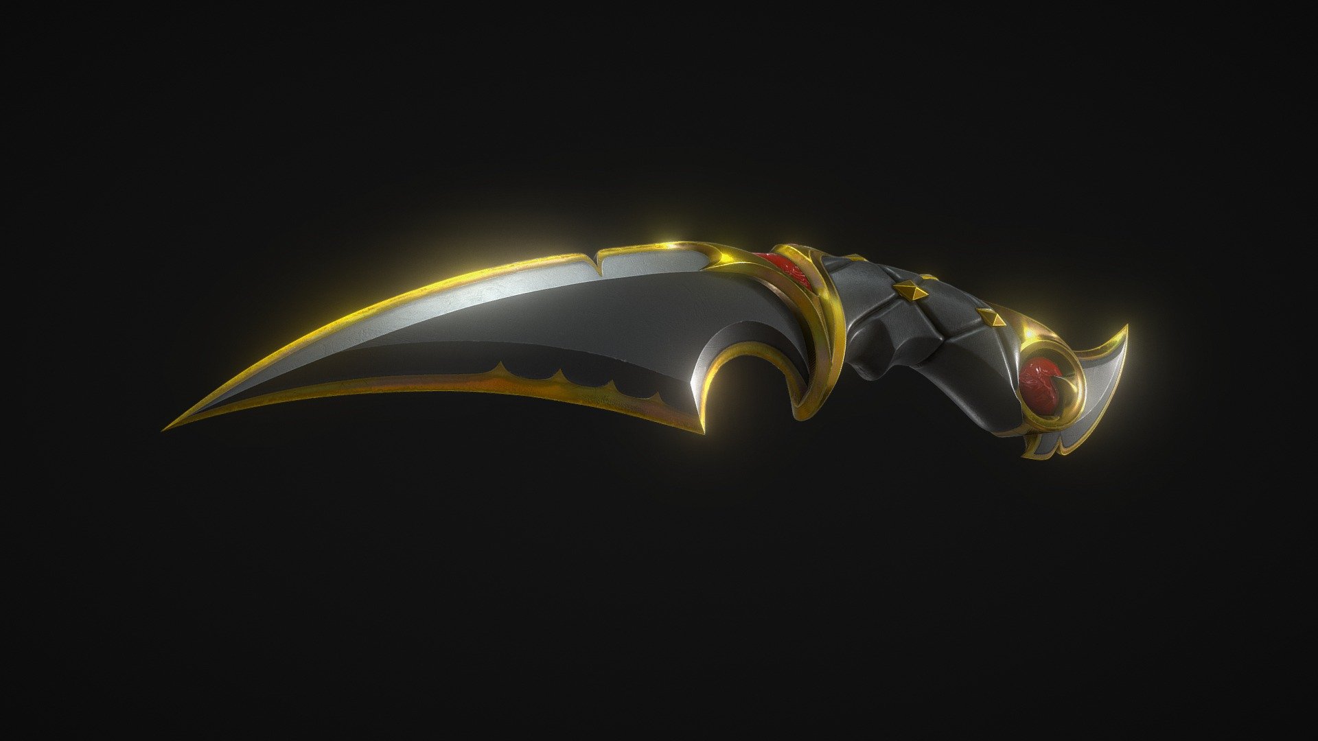 RUIN DAGGER Knife (Valorant Skin) - 3D model by Shroud.xD (@ShroudxD ...