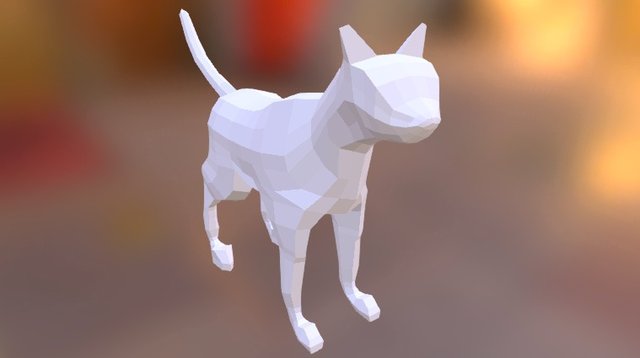 Wild Black Cat 3D Model