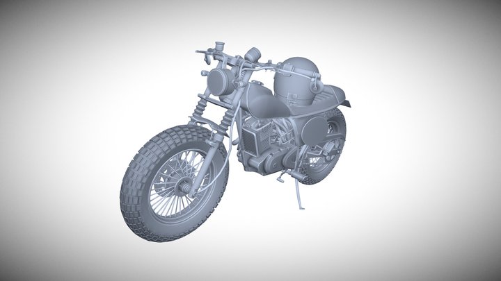 My Ideal Streetbike [No-Texture] 3D Model