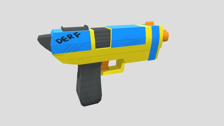Toy Gun 3D Model