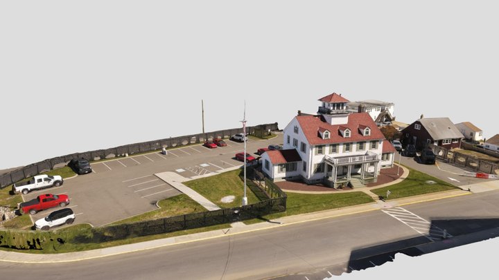 Point Pleasant Coast Guard Station 3D Model