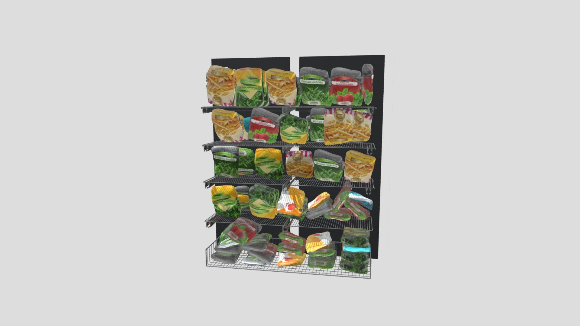 Store fixtures 39 AM216 Archmodel - Buy Royalty Free 3D model by ...