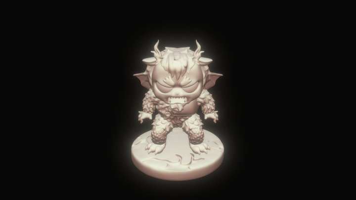 Angry 3D Model