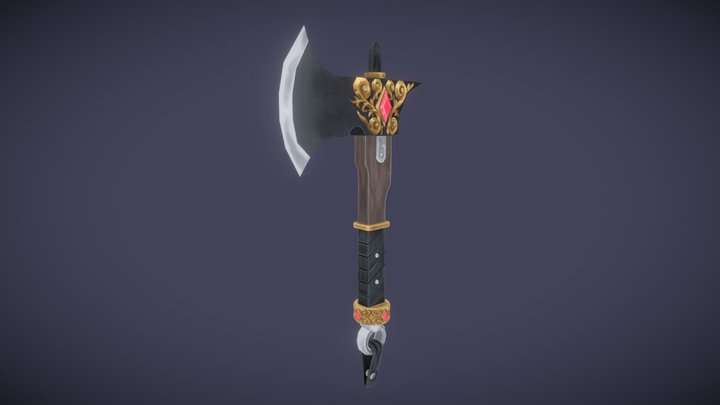 [Student Work] 3D Epic Axe Project 3D Model