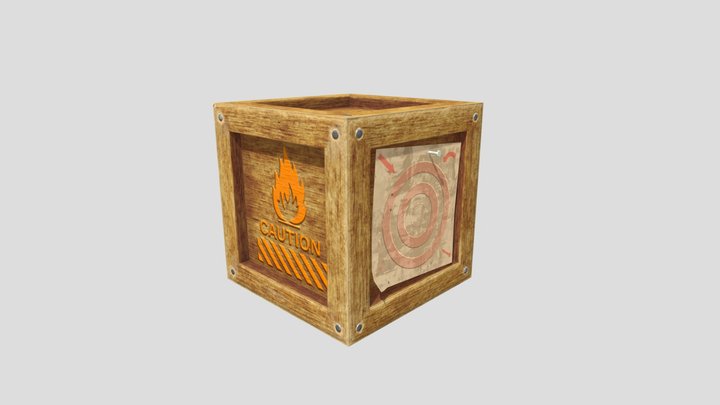 shoot me crate 3D Model