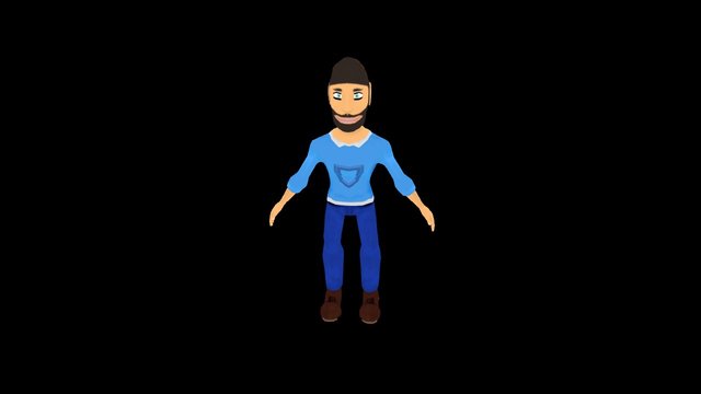 Base Game Character | Cartoonish Proportions 3D Model