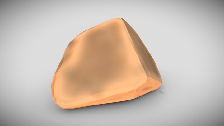 Sea of Thieves style Sandstone Rock 3D Model