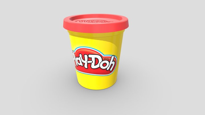 Play-Doh clay compound 3D Model
