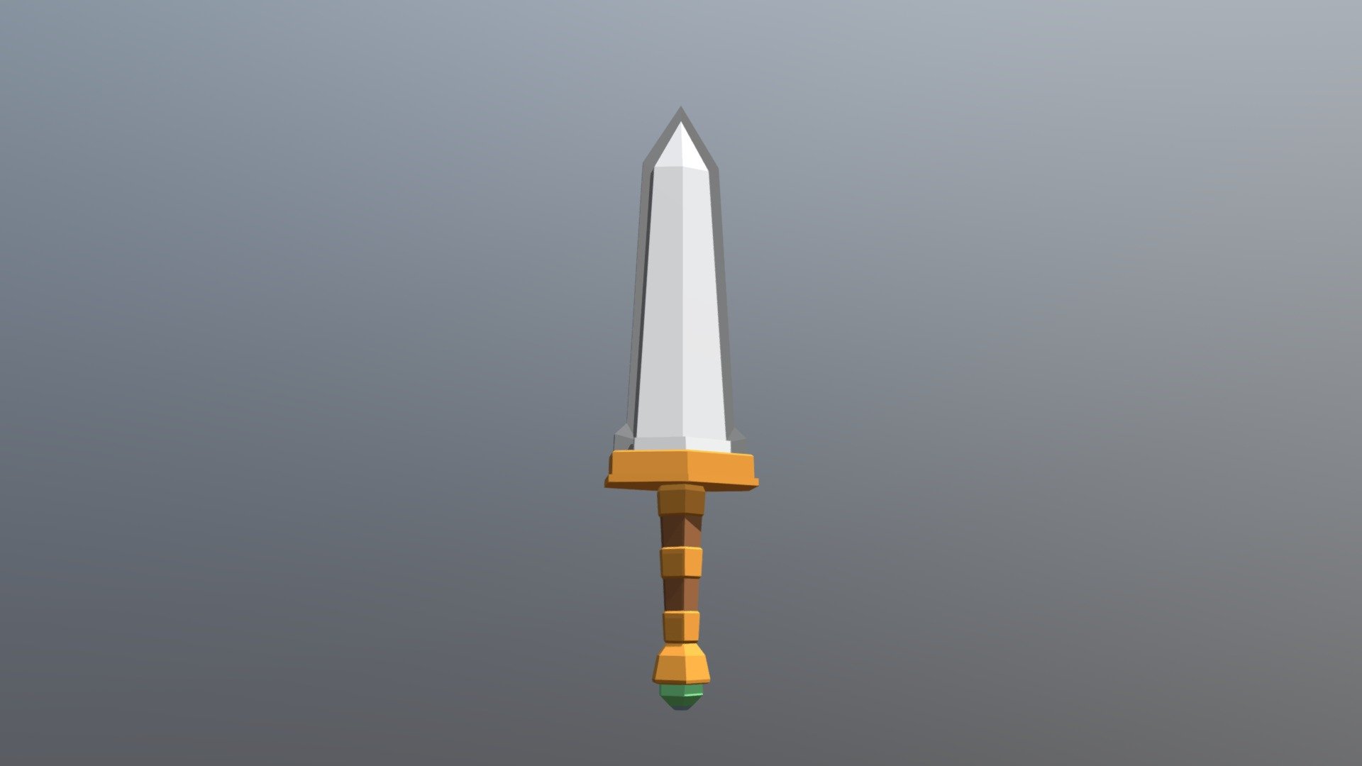Low Poly Simple Sword