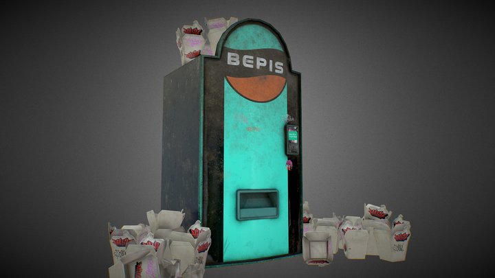 Bepis Vending Machine 3D Model