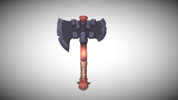 battle axe 3D Model