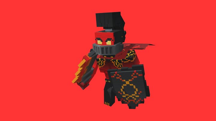 General Magmar(nexo knights) 3D Model