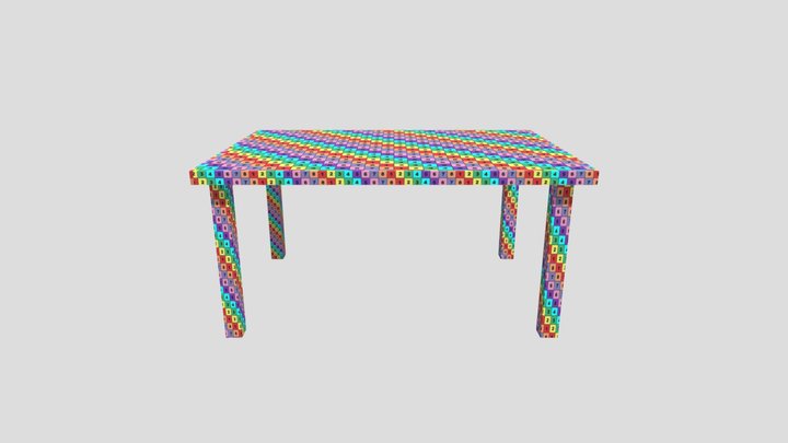 Chair UV Wrapped 3D Model