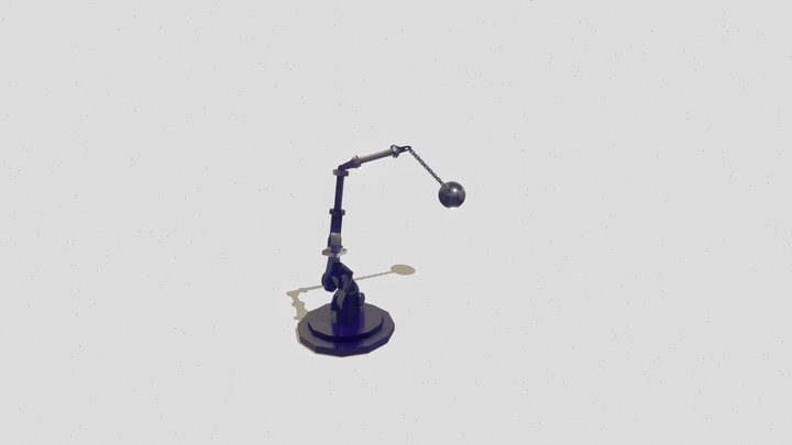 Robot Arm Animate 3D Model