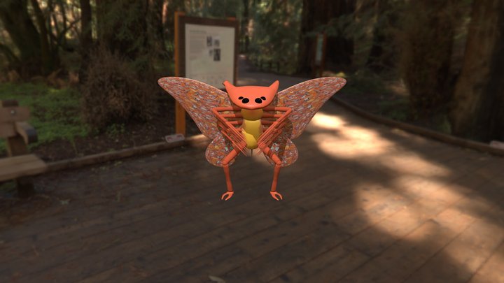 Vespa + Horsecrab + Atlas moth + Salticidae 3D Model